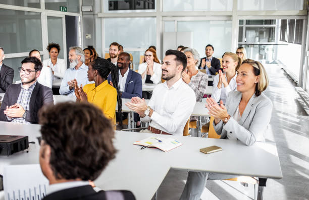 istock Business People at a Seminar 1181256533