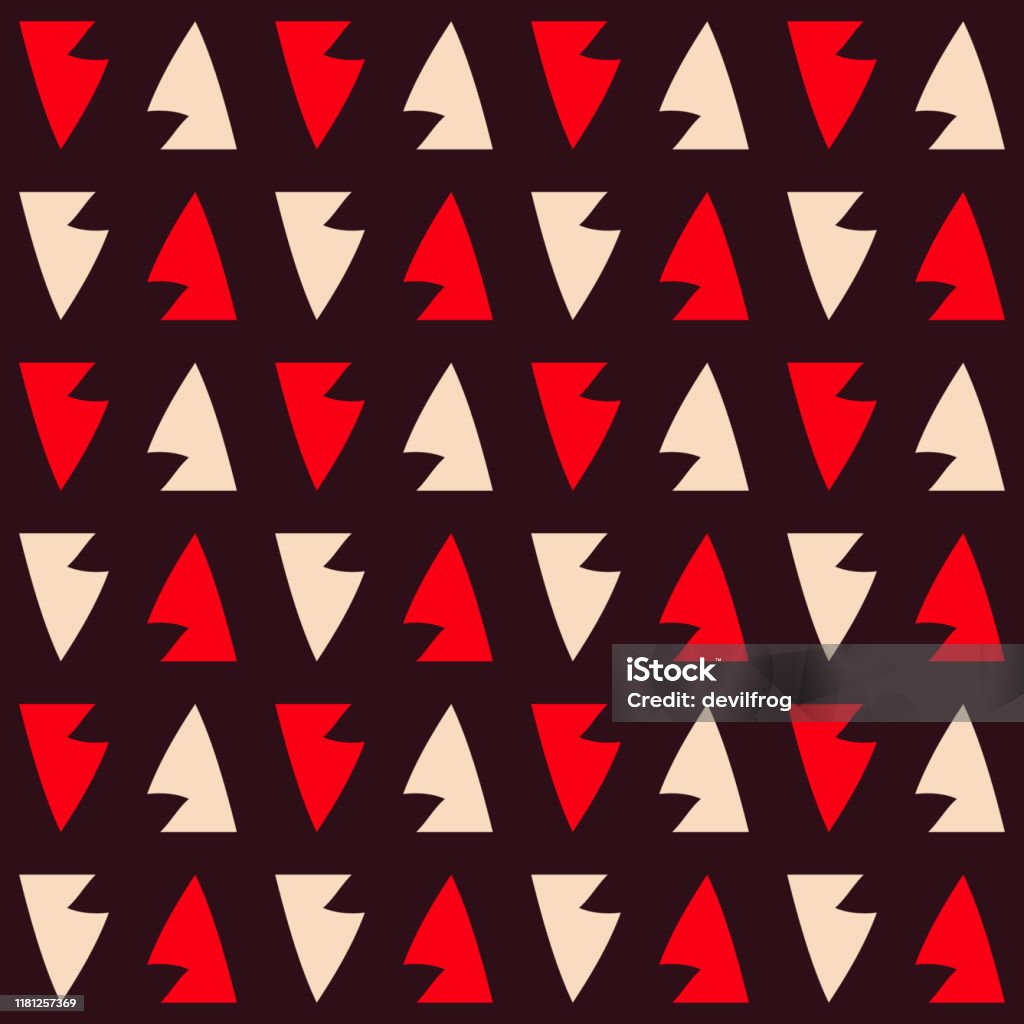 Alternating Pattern Shape Examples Seamless Pattern With Bright Alternating Geometric Shapes Stock ...