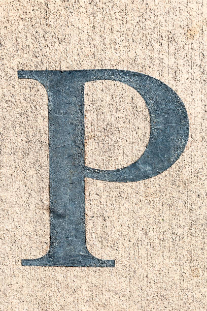 istock Alphabet Capital Letter P 1181257419
