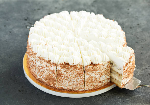 istock tiramisu cake with coffee. selective focus. 1181259003
