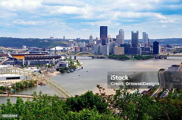 Panoramę Pittsburgh - zdjęcia stockowe i więcej obrazów Heinz Field - Heinz Field, Pittsburgh, Panorama miasta