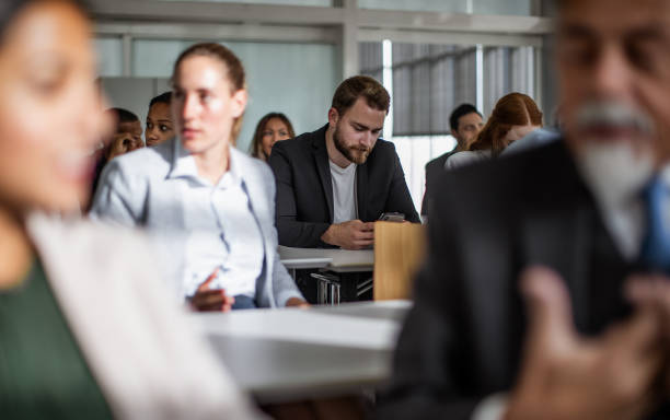 istock Business People at a Seminar 1181261461