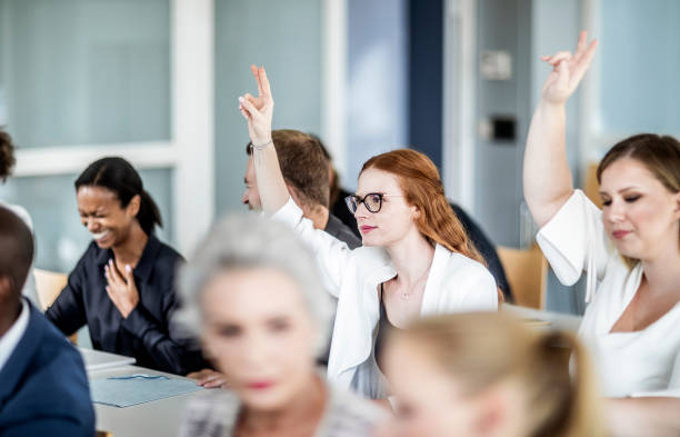 istock Business People at a Seminar 1181262233