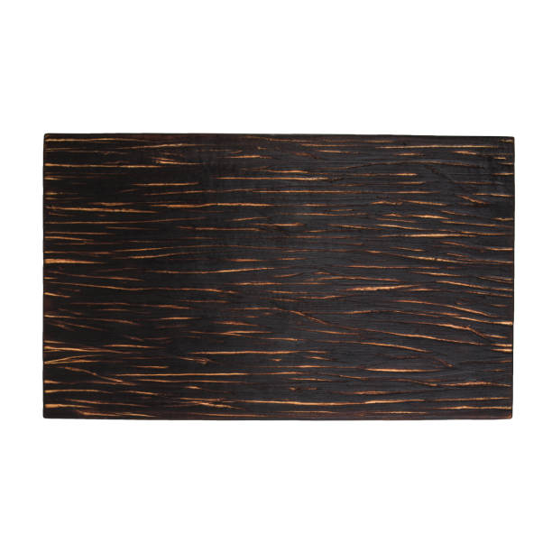 istock Wooden cutting board isolated on a white background. 1181262858