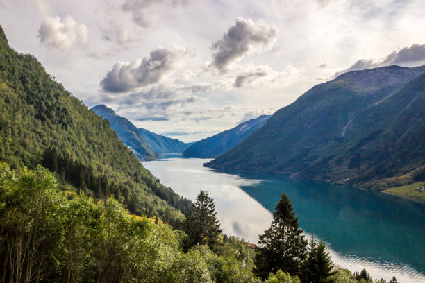 istock Fjaerlands fjord in Norway 1181267396