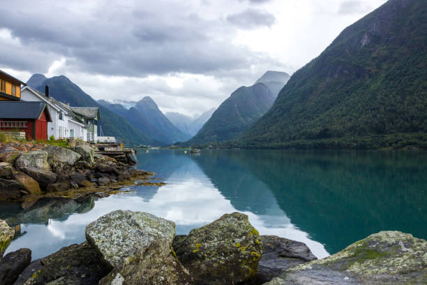 istock Fjaerlands fjord in Norway 1181267403