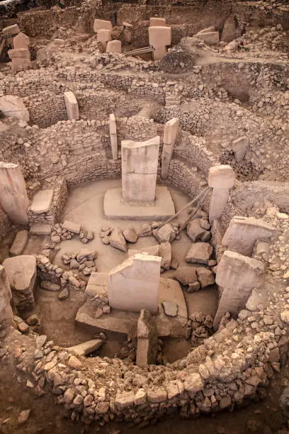 Gobeklitepe The Oldest Temple of The World is an UNESCO World Heritage Site in Sanliurfa City Turkey