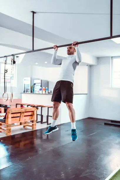 Perfect Pullups Form Shown By Male Athlete