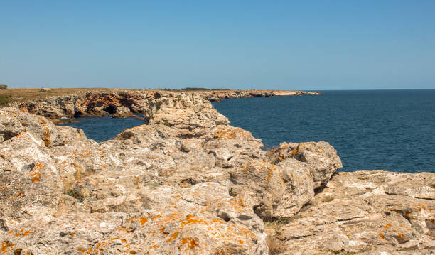 istock Seascape. Rocks and the sea. 1181278875