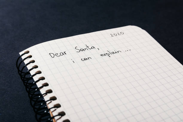 istock handwritten letter to santa claus 1181279873