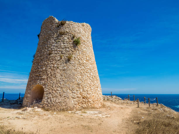 istock Minervino Tower, Santa Cesarea Terme, Italy 1181287644