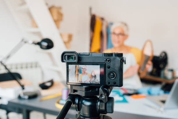istock Making the film about making shoes 1181288623