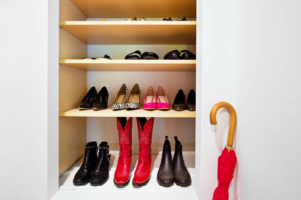 istock Residential Home Shoes Storage Closet Design 1181290565