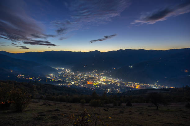 istock Autumn sunset in the mountains 1181299691