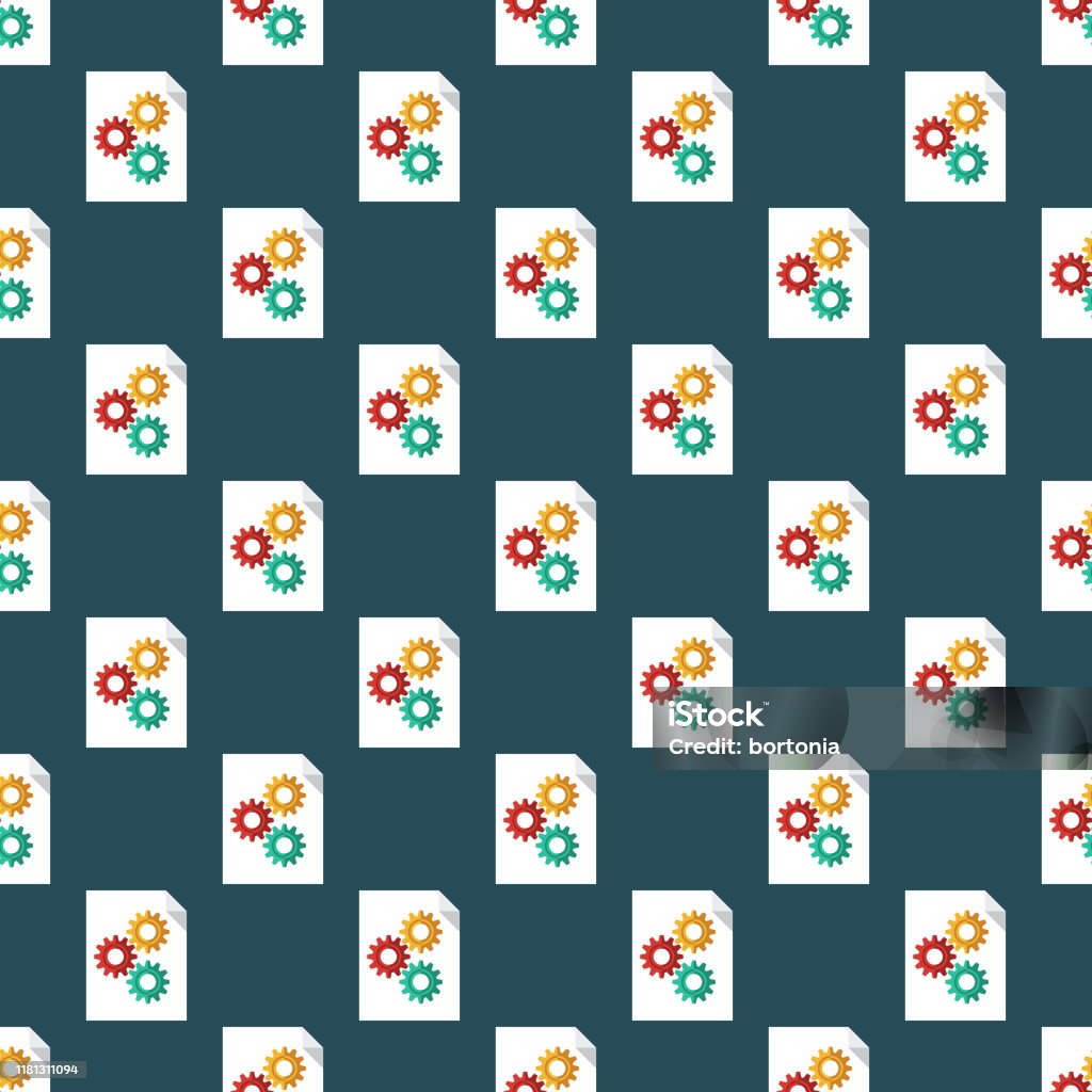 Settings File Type Settings File Type Pattern Stock Illustration - Download Image Now ...