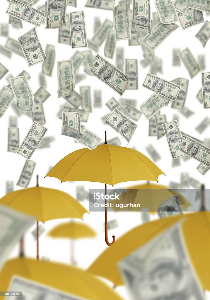 money rain  American One Hundred Dollar Bill Stock Photo