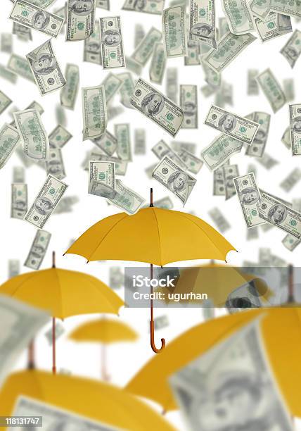 Money Rain Stock Photo - Download Image Now - American One Hundred Dollar Bill, Cash Flow, Color Image