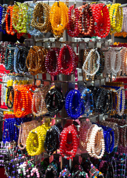 istock Bracelet made of colorful beads 1181337655