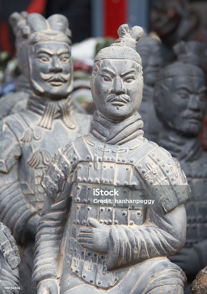 Guerreiros de Terracota - Foto de stock de Exército dos Soldados de Terracota royalty-free