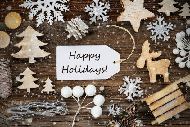 istock Label, Frame, Christmas Decoration, Text Happy Holidays, Snowflakes 1181348271