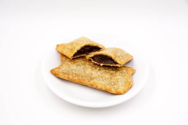 istock Crispy and crunchy chocolate filled pie 1181349814