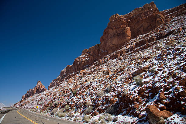 istock Snowy Mountain along Highway 118134992
