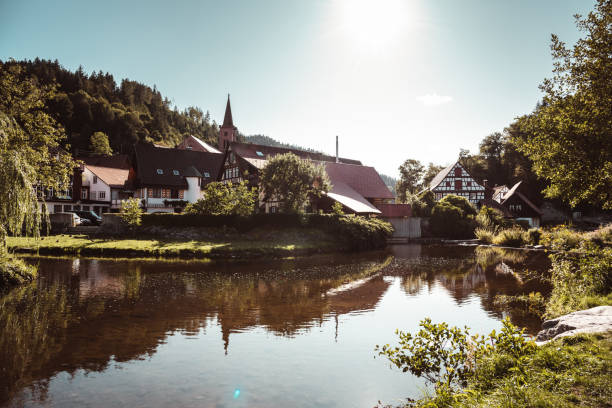 village de triberg dans la forêt noire de l'allemagne - triberg photos et images de collection