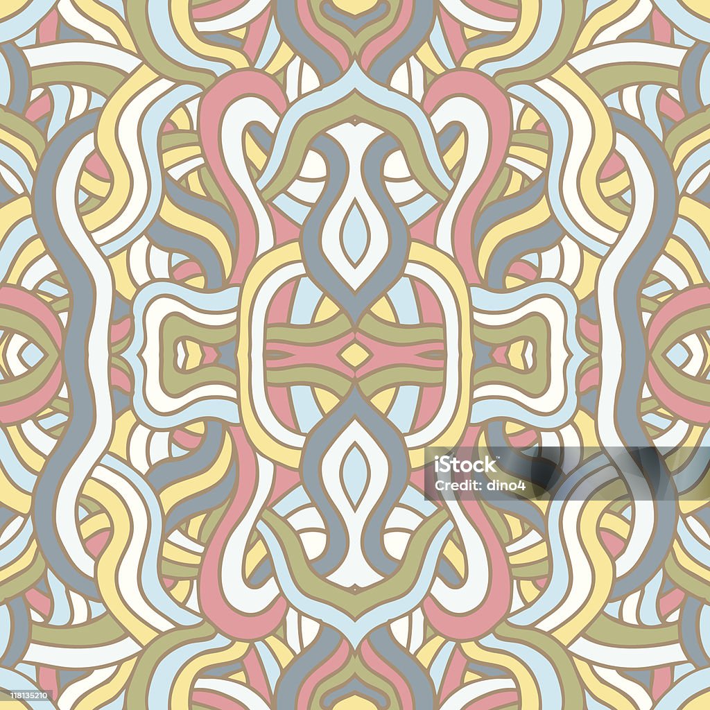 Colore psichedelico Swigglez - arte vettoriale royalty-free di Beige