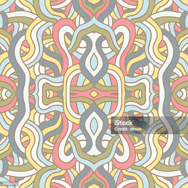 Colore Psichedelico Swigglez - Immagini vettoriali stock e altre immagini di Beige - Beige, Blu, Design