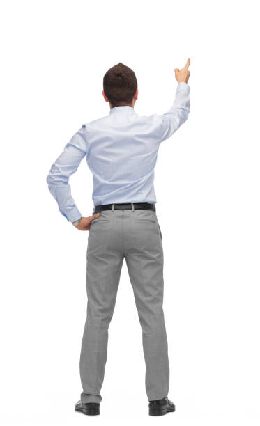 istock businessman pointing finger or touching something 1181358844