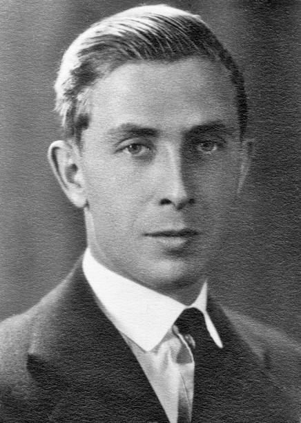 istock Portrait of handsome man in 1925 1181359891