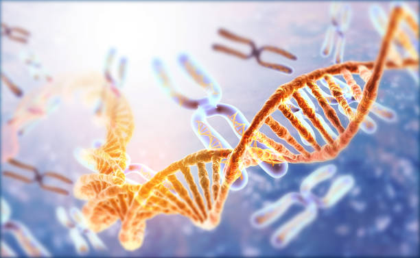 istock DNA strands on Scientific background 1181363446