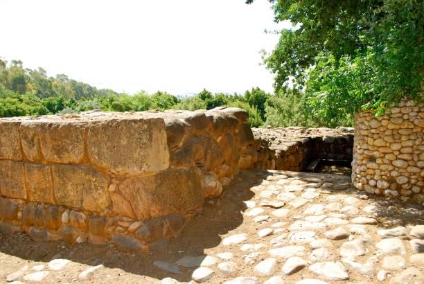 istock walls and stairs at Tel Dan 1181364508