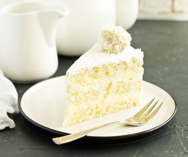 istock Coconut homemade cake. selective focus. 1181372019
