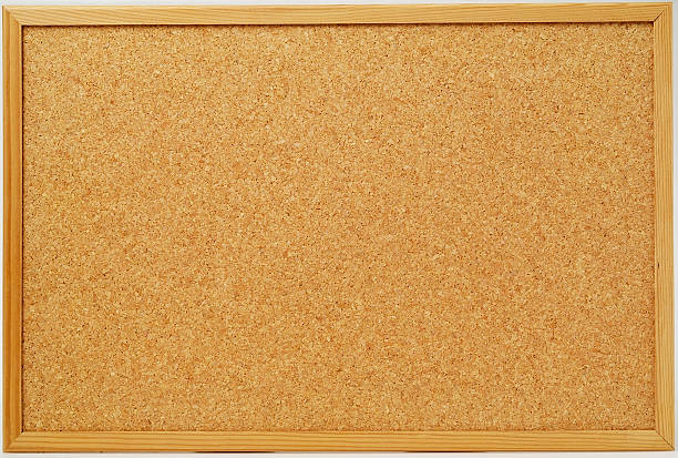 istock Isolated shot of blank cork board on white background 118137652