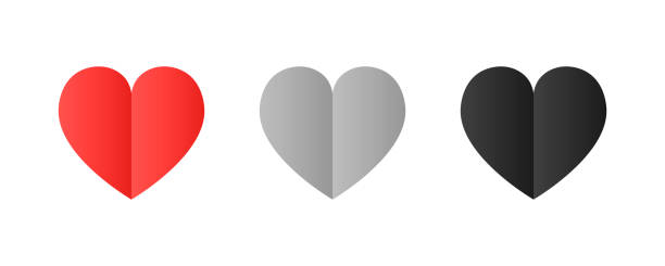 istock Heart icon collection. Live stream video, chat, likes. Social media 1181378264