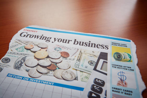 istock Newspaper headline: Growing your business