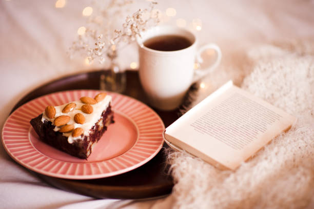Cup of tea with pie