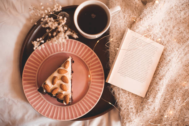 istock Cup of tea with pie 1181381901
