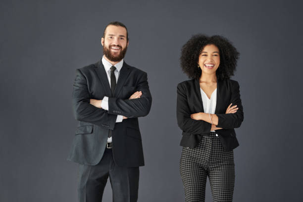 istock We're handling business with a smile on our faces today 1181382961
