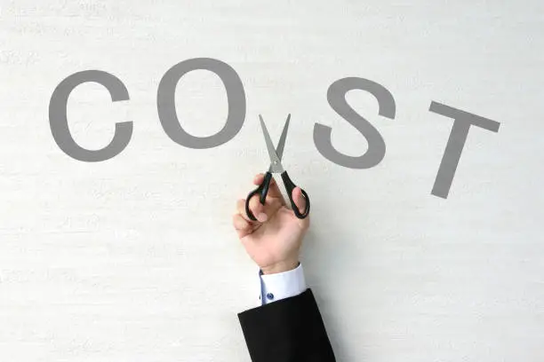 Photo of Business concepts, cost cutting