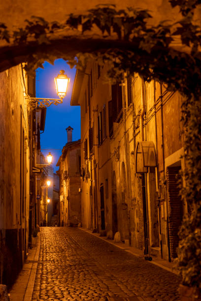 istock Monterotondo, Rome: the city by night 1181387634
