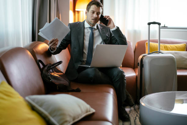 istock Busy businessman doing paperwork 1181391527