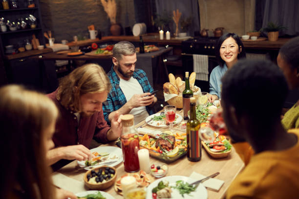 istock Adult People Enjoying Dinner 1181395720