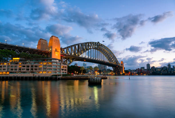 istock Sydney Harbour Bridge At Dawn 1181398539