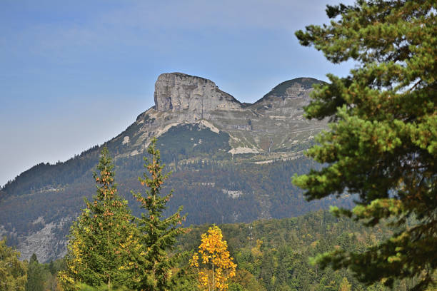 Mount "LOSER" a viewpoint near Bad Aussee in Salzkammergut/Styria/Austria/Europe stock photo