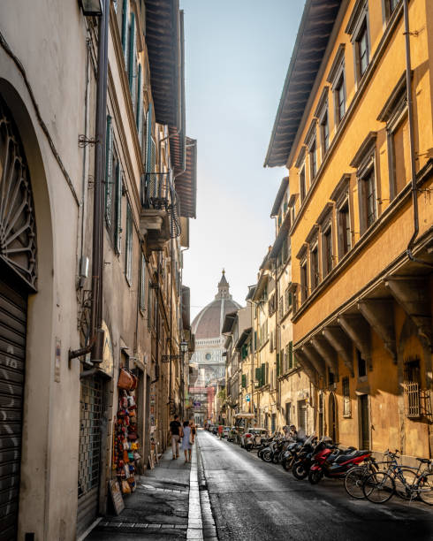 istock View of Florence Cathedral between buildings 1181406955