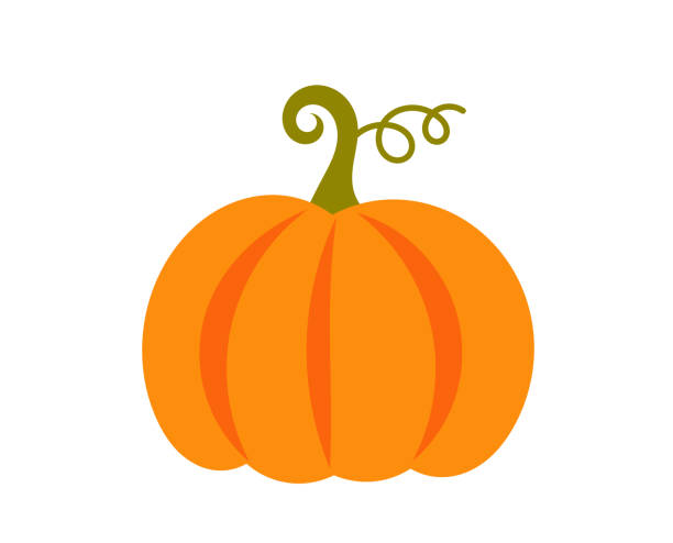 ilustraciones, imágenes clip art, dibujos animados e iconos de stock de icono de calabaza. - pumpkin