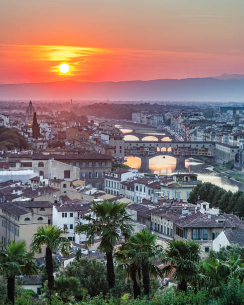 istock Bridges on Arno River in Tuscany 1181408233