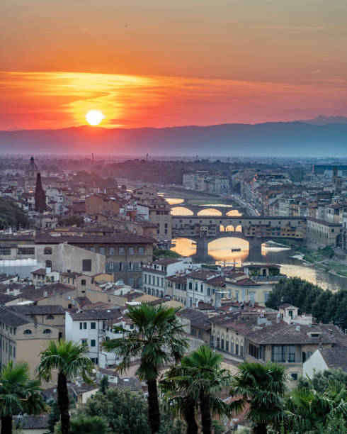istock Bridges on Arno River in Tuscany 1181408261